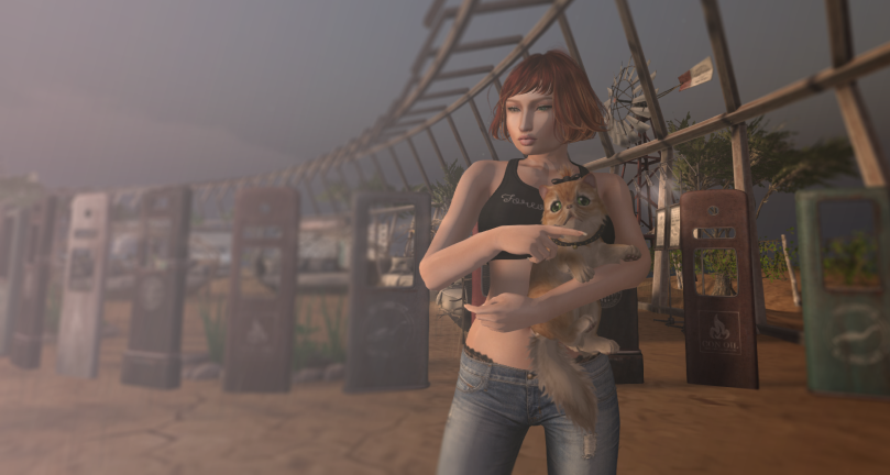 Fifty Linden Fridays Boom forever alone top, Yumyum hair, jian cat
